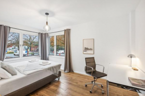 Business Apartment Kranich: 3 Zimmer, Top Infrastrukturlage HH Langenhorn, Nähe Airport